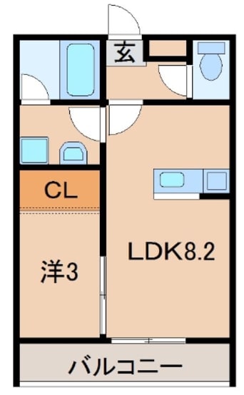 間取図 エクストリーム西小二里