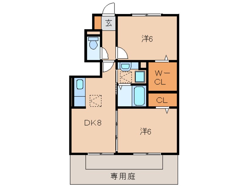 間取図 イソラ フェリジェⅡ