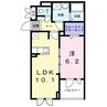 プラージュ 1LDKの間取り