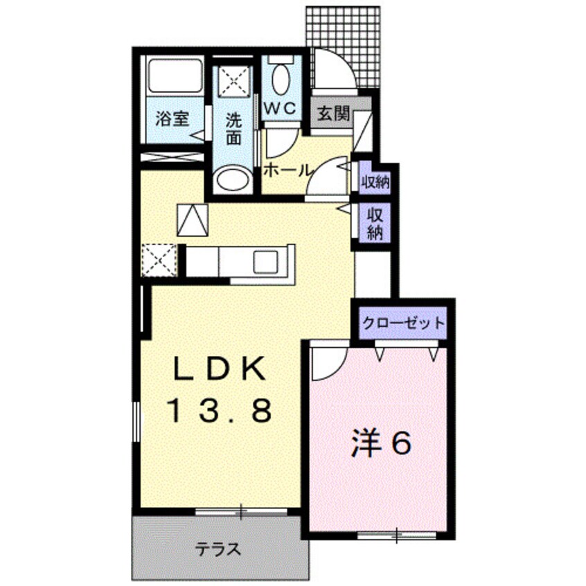 間取図 きのくに線・紀勢本線/海南駅 バス13分重根宮橋下車:停歩6分 1階 築9年