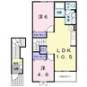 きのくに線・紀勢本線/湯浅駅 徒歩21分 2階 築24年 2LDKの間取り