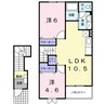 きのくに線・紀勢本線/湯浅駅 徒歩21分 2階 築24年 2LDKの間取り