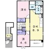 きのくに線・紀勢本線/湯浅駅 徒歩31分 2階 築20年 2DKの間取り