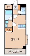 アバンセα 1Rの間取り