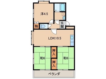 間取図 ドミール堀止