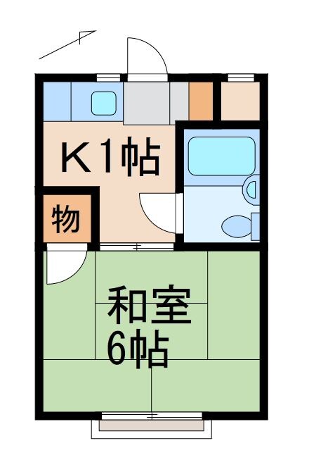 間取り図 秀和コーポ