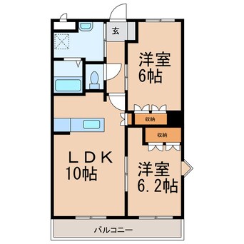 間取図 プランドールＭ＆Ｎ