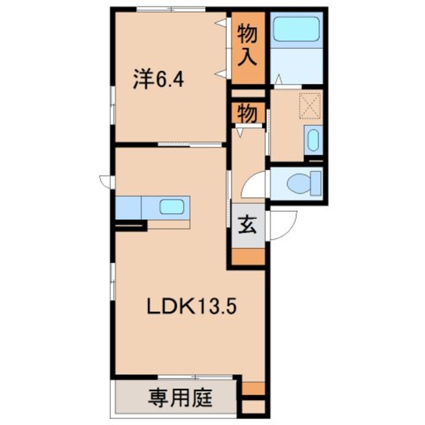 間取図 ベレオ新通