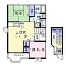 きのくに線・紀勢本線/海南駅 徒歩18分 2階 築28年 2LDKの間取り