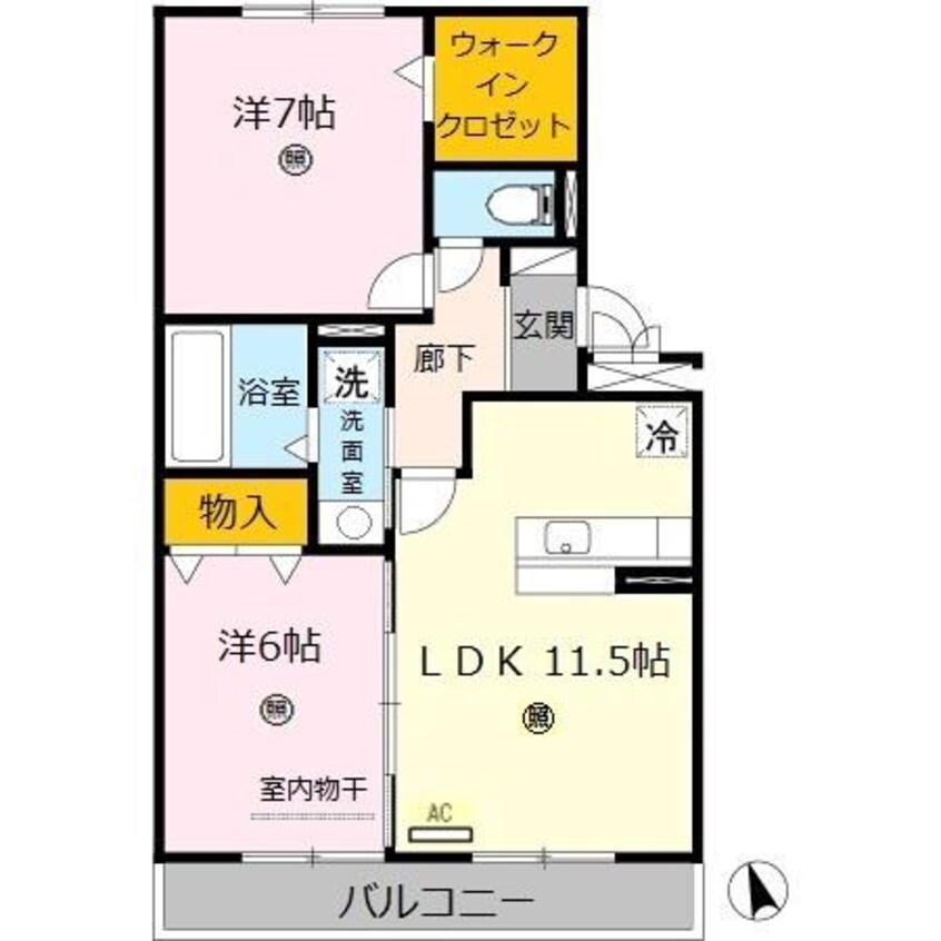 間取図 ファミリーメイト矢田