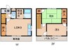 サンコート赤倉 2LDKの間取り