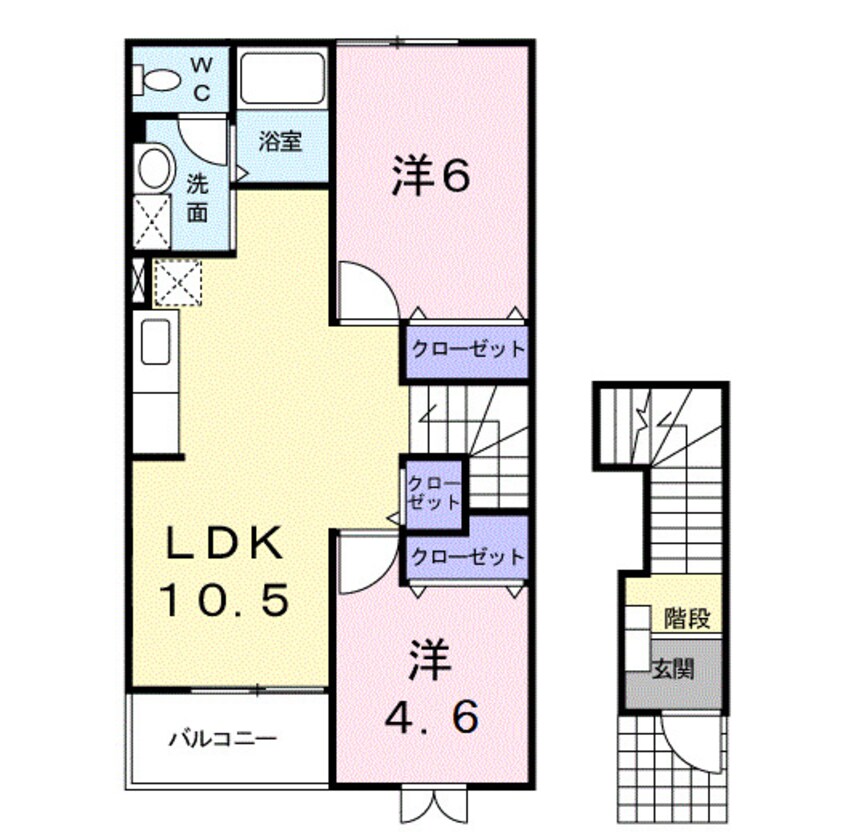 間取図 アルカンシエル