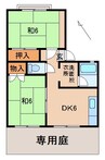 タウニィアミ 2DKの間取り