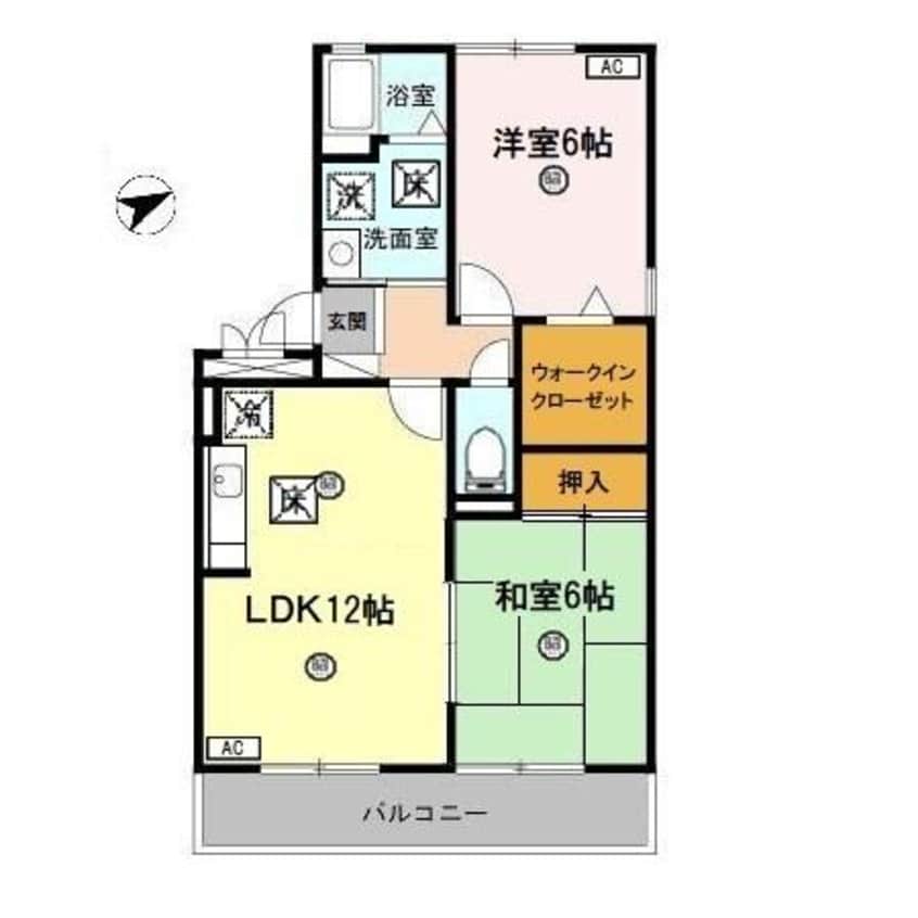 間取図 ファースト西浜