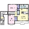 アルモニー　Ⅰ 2LDKの間取り