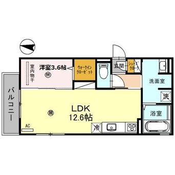 間取図 アルビネス田中町