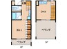 ＶＥＲＲＩ 1DKの間取り