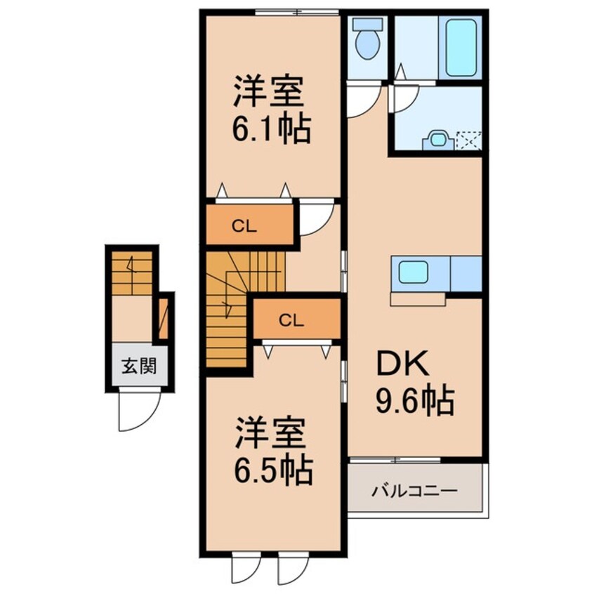 間取図 オレンジキューブ