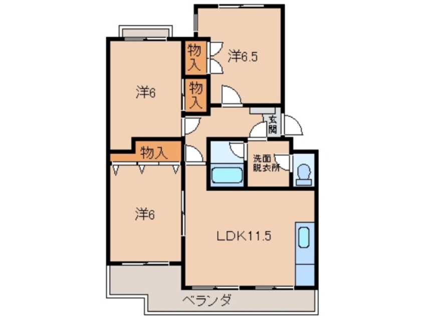 間取図 フォーシーズン和歌山Ⅰ