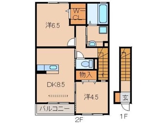 間取図 ブランドール松江東