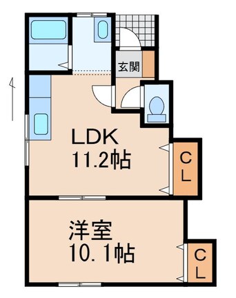 間取図 アクティブプラザ下佐々Ⅲ