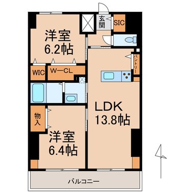 間取図 友田町店舗付き新築マンション