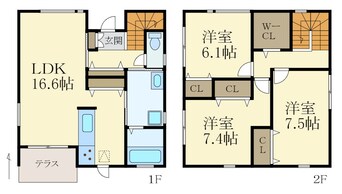 間取図 Cube7 B棟