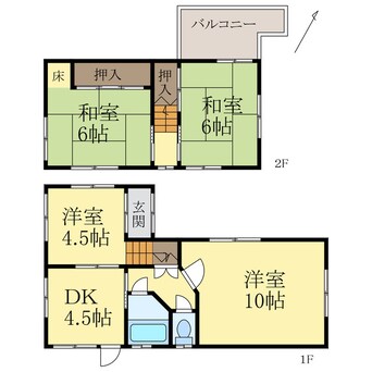 間取図 一戸建６１０