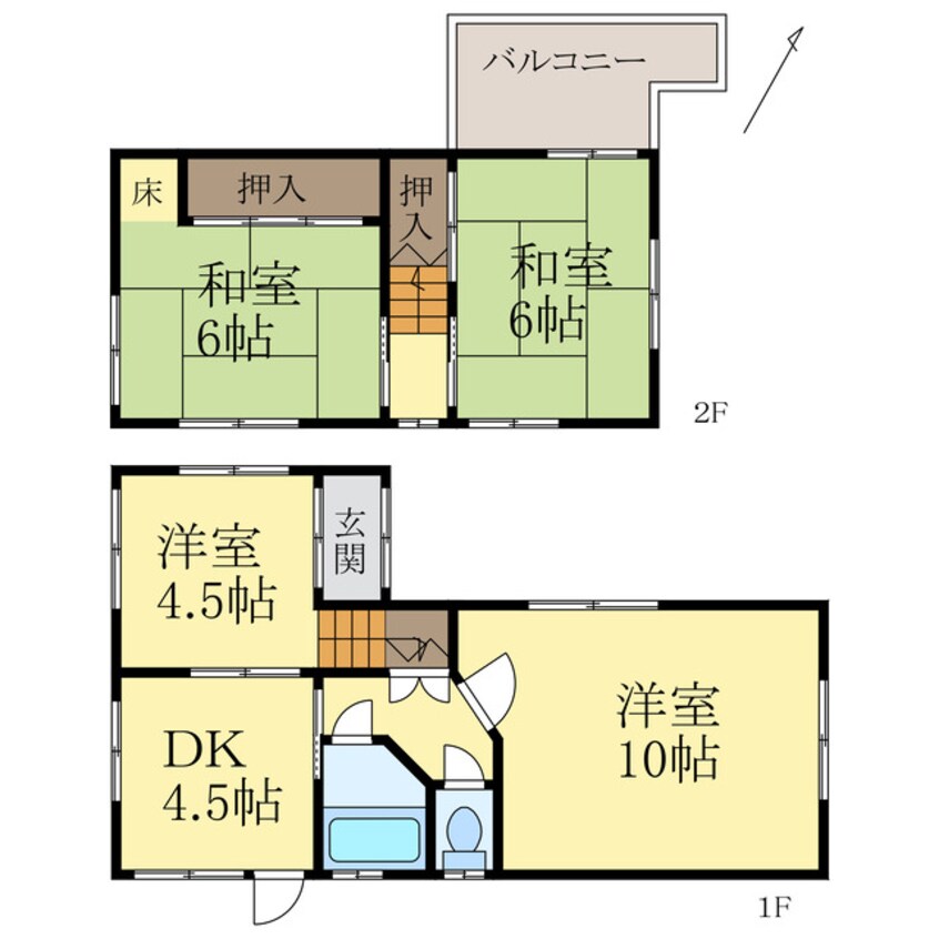 間取図 一戸建６１０