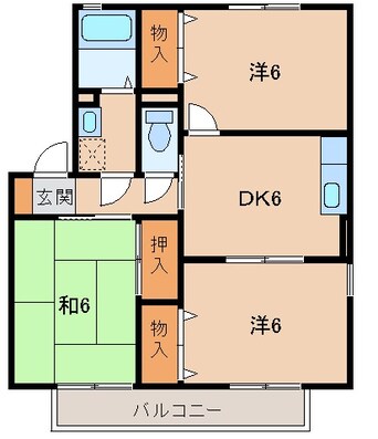 間取図 ハイツセリーヌ