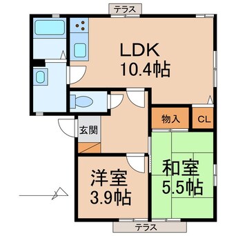 間取図 フレグランスさつき