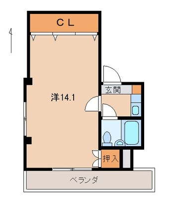 間取図 ロイヤルコーポ東高松