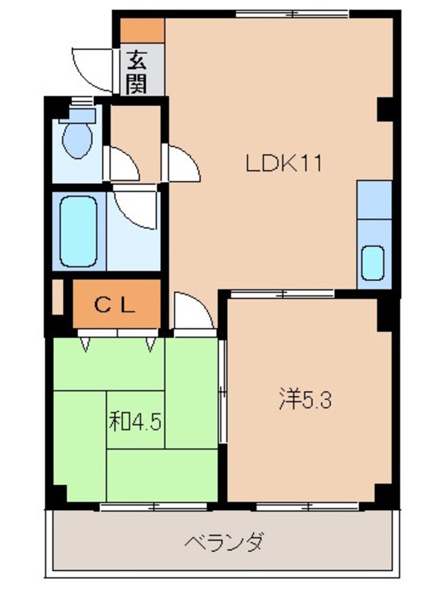 間取図 ミナールＯＫＡＤＡ