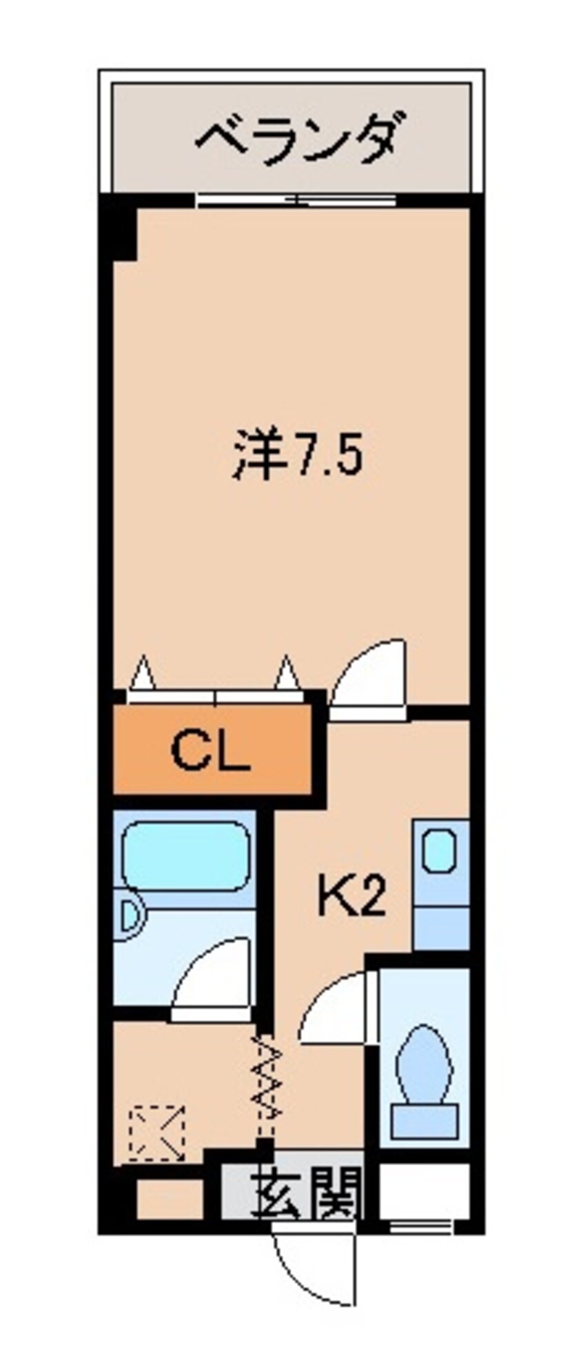 間取図 りぶる黒江