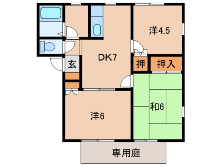 間取図 リバーコンフォール