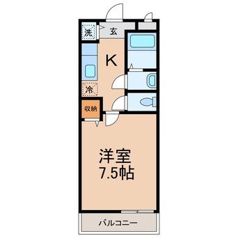 間取図 フジパレス福島