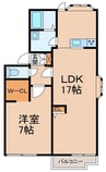 ラベニューコスモ 1LDKの間取り