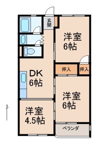 間取図 マンション戎塚