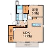 シャーメゾン堀口 1LDKの間取り