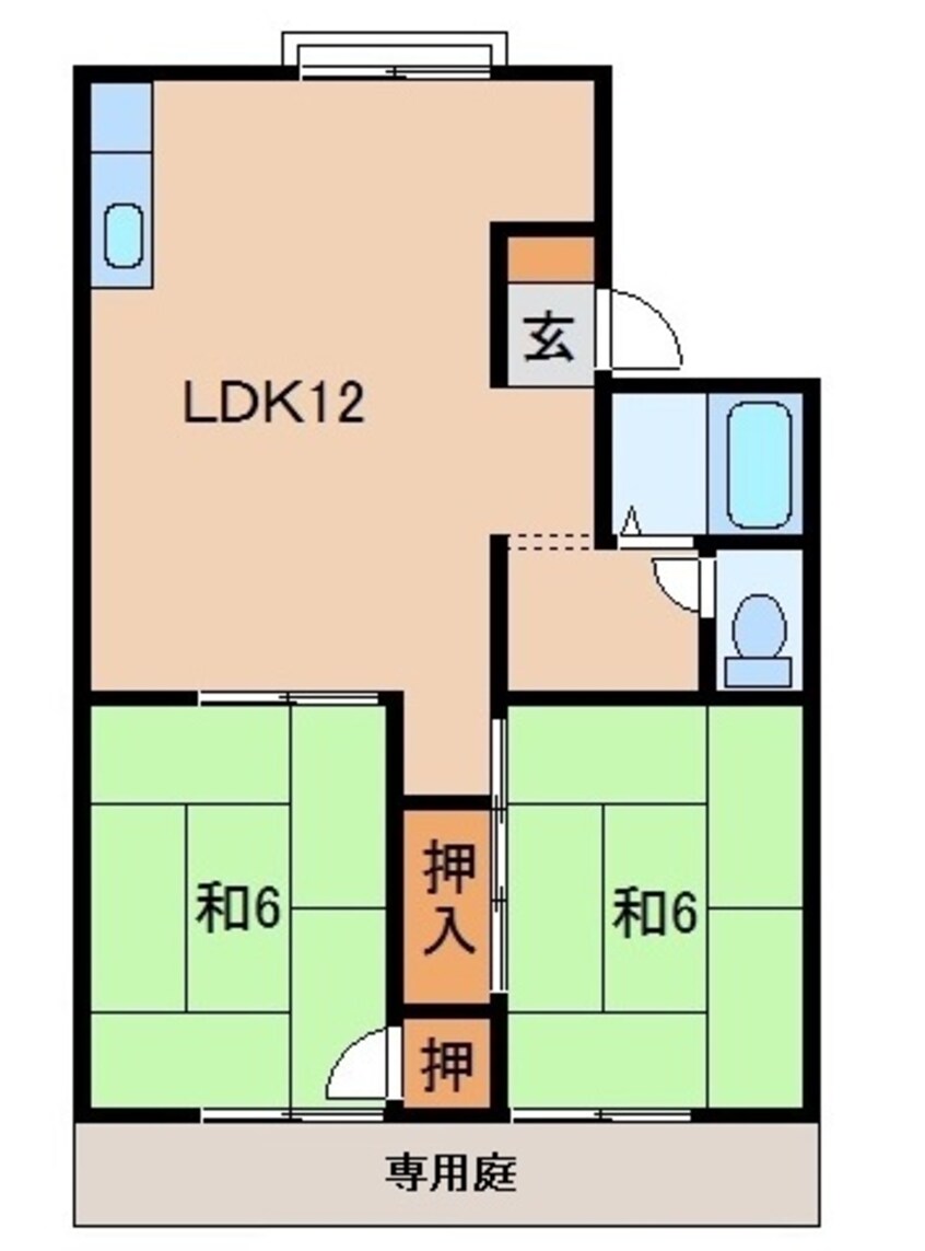 間取図 シュロス高松