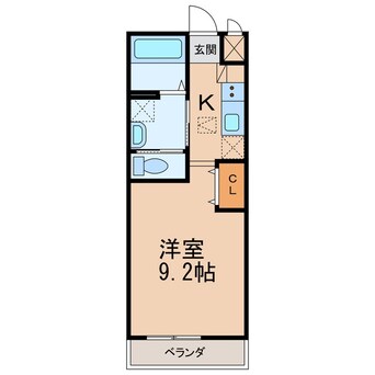 間取図 きのくに線・紀勢本線/宮前駅 徒歩29分 2階 築5年