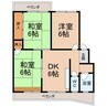 コーポ岡崎 3DKの間取り