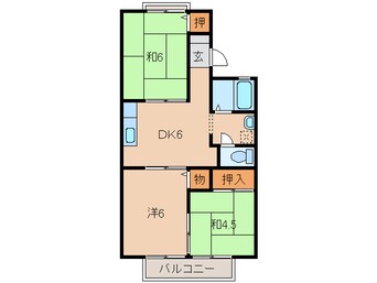 間取図 メゾン楠見中 A棟