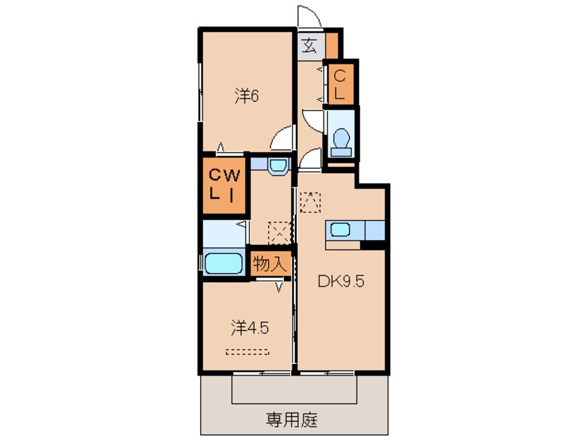 間取図 きのくに線・紀勢本線/海南駅 バス15分重根停下車:停歩1分 1階 築10年