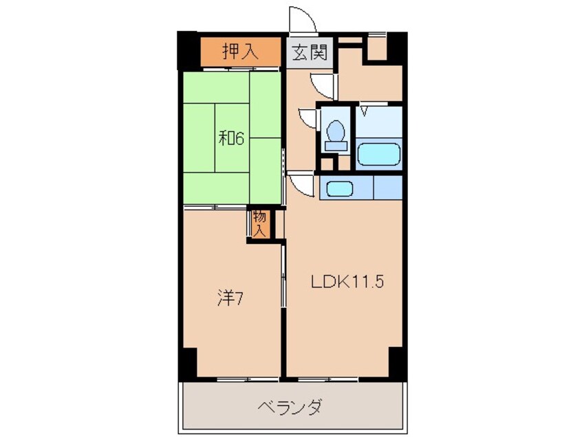 間取図 コレーオス堀止