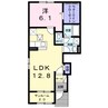 グランツ下津野 1LDKの間取り