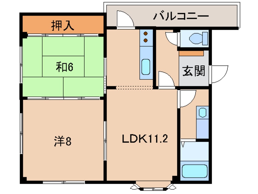 間取図 マンションニューハマⅡ