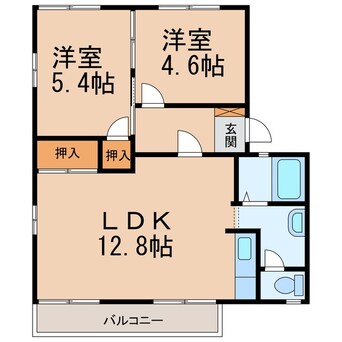 間取図 フレグランス山崎