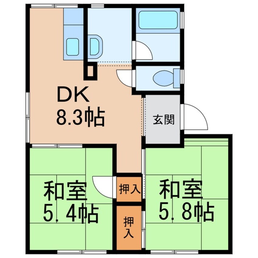 間取図 タウニィＮ