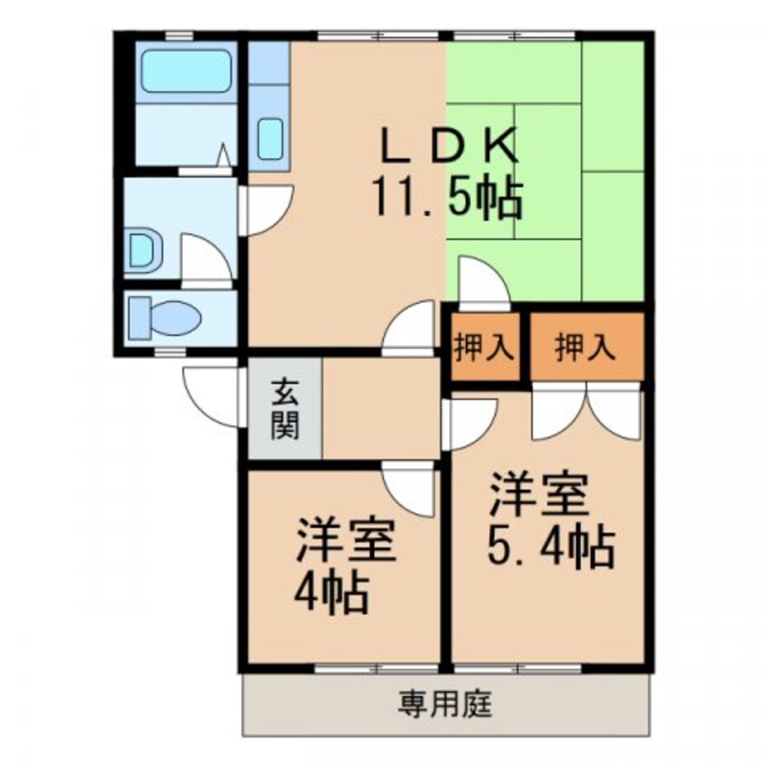 間取図 ディアス黒江